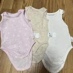 メッシュノースリーブ肌着3点セット