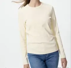 UNIQLO ソフトリブクルーネックT/長袖　XL