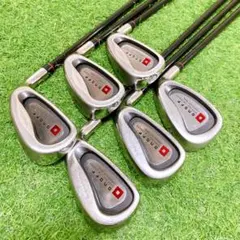 オノフ ONOFF 赤 アイアン 6本セット 純正カーボン 右のサムネイル