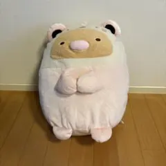 新品未使用　すみっコぐらし　30センチ　とんかつぬいぐるみ 丸型