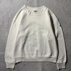 【Y8038】.EDWIN 90s スウェット　トレーナー　サイズM ホワイト