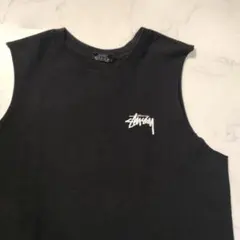 ★希少・美品★STUSSY ステューシー　ノースリーブ　タンクトップ　黒　完売のサムネイル