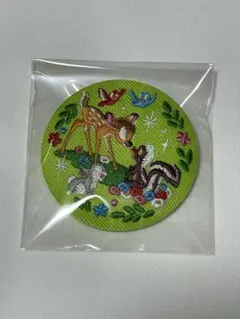 Disney 刺繍缶バッジビスケット2 ディズニー バンビ