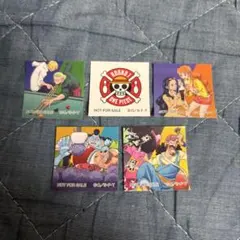 ラウンドワン×ワンピース コラボステッカー 5点セット