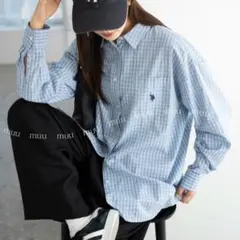 新品【WEGO】U.S. POLO ASSN.別注ロングスリーブシャツ　韓国