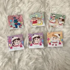チョコビ　シール　ショートケーキ　クレヨンしんちゃん ステッカー 6枚セット
