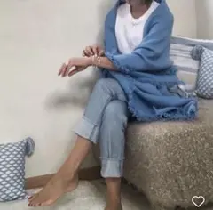 新品未使用 asauce meler アソースメレ ヘンプルーズストール