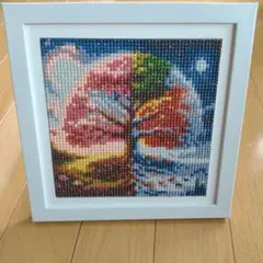 【匿名配送】ダイヤモンドアート　完成品