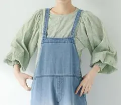 URBAN RESEARCH Sonny Labelボタニカルコットンブラウス