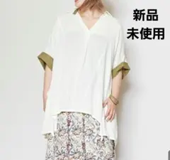 新品 チャイハネ Aminaアミナ クレイドTOP チュニック シャツ ブラウスのサムネイル