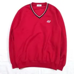 YONEX ヨネックス Vネック トレーナー 赤 M