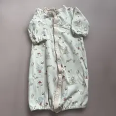 ツーウェイ・ドレスオール クリーム色 動物柄