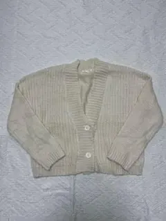 grove アイボリー ニットカーディガン M