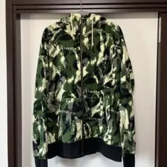 ATHLETA 迷彩フリースパーカー サイズ0