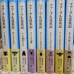 【新品未使用】ファーブル昆虫記 全8巻セット BOX付 ジュニア版ファーブル昆虫記 全8巻セット／ジャン・アンリ・ファーブル
