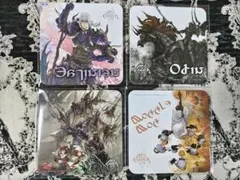 FF15 スクエニカフェ　コースター　エボニーステッカー　ポケットティッシュ FF15 スクエニカフェ コースター エボニーステッカー ポケット