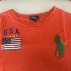 POLO RALPH LAUREN Tシャツ USA 星条旗 刺繍のサムネイル