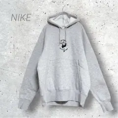 NIKE AIR ナイキ パーカー グレー フーディ プルオーバー 裏起毛