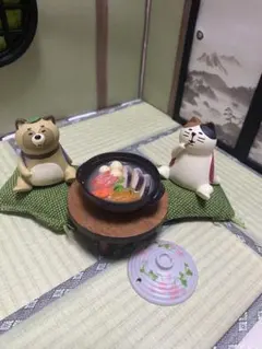 本日限定値下げ！コンコンブル decole concombre 満腹　猫　たぬき