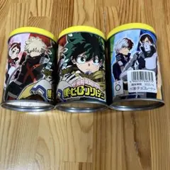 【空き缶】　僕のヒーローアカデミア　チョコ缶　3個セット