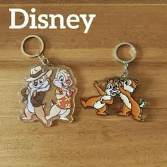 チップとデール　アクリルキーホルダー　2点セット　TDR ディズニーストア