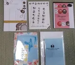 便箋セットと封筒