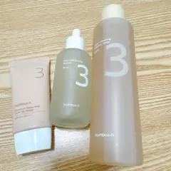 numbuzin3番トナー・セラム・トーンアップクリームのセット