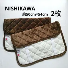 枕パッド　NISHIKAWA　キルトピロータッチカバー　約50×54　昭和西川