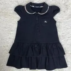 セール️美品️バーバリー　ワンピース　キッズ　90 BURBERRY - SALE美品バーバリー セーラー襟 濃紺 ワンピース