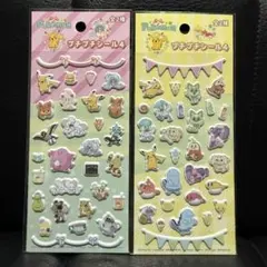新品未開封◇ ポケモン プチプチシール4 ぷっくり ぷくぷく シール 2枚セット
