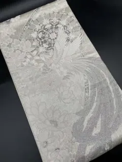 高級 正絹 袋帯 礼装 フォーマル 洒落帯　花柄　鳳凰　振袖帯　279