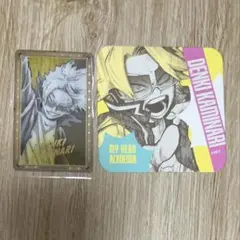 ヒロアカ 原画展 箔押しクリアカード アートコースター　上鳴電気