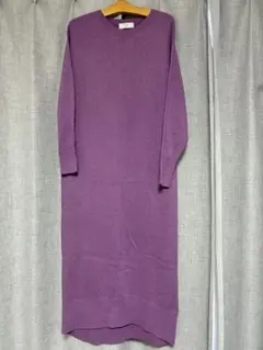 SLOBE IENAロングニットワンピース
