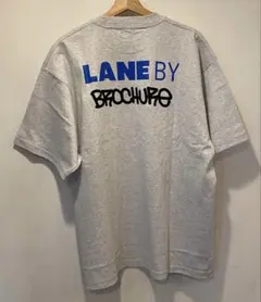 9/5発売 グレーL 未開封 LANE BY BROCHURE Tシャツ SSZ