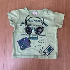 恐竜　黄緑Tシャツ