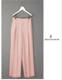 6(ROKU) GEORGETTE HIGH WAIST B＆Y
