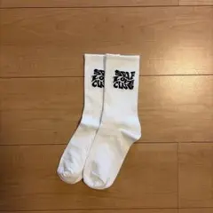 SELF LOVE CLUB ロゴ ソックス ホワイト