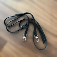 ajew 黒 合成皮革 ショルダーストラップのみ