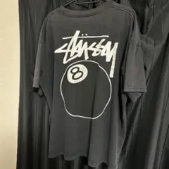 Stüssy ブラック 8ボール Tシャツ XL