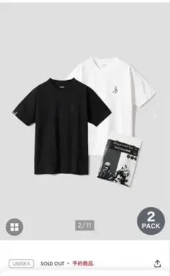 NieR ニーアオートマタ 15周年 消セナイ記録 2B Tシャツ XL サイズ