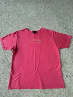 GIANNI VALENTINO ロゴ刺繍 Tシャツ ピンク Mのサムネイル