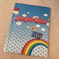 【お値下げ】エンジェルブルー　6ポケットファイル　平成レトロ　ナカムラくん