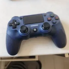 青 ワイヤレスコントローラー PS4