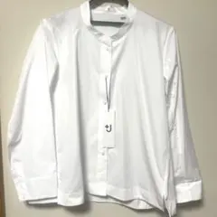 ユニクロ+j スーピマコットンシャツジャケット　白 Mサイズ　新品未使用