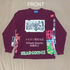 HEADGOONIE ヘッドグーニー マルチプリント ロンT