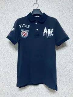 カミュ様専用　アバクロ&フィッチ　ネイビー ポロシャツ 刺繍ロゴ付き