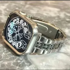 Apple Watch アップルウォッチ クロスステンレスバンド シルバー