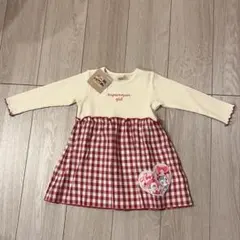 【タグ付き】アンパンマンドキンちゃんコキンちゃん　ワンピース　90センチ　春