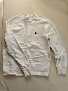 Champion チャンピオン スウェット M ホワイト C3-Q006