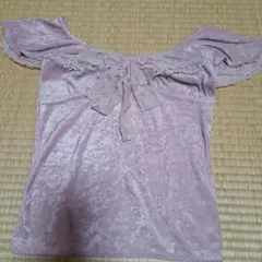 JAYRO★レース付きリボン フレア袖トップスのサムネイル